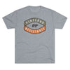 Pineland Resistance Force (PRF) Camping Badge Triblend Shirt T-Shirt Printify Tri-Blend Premium Heather L 