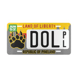 Pineland Resistance Forces 'De Oppresso Liber' - Vanity Plate Accessories Printify 12" × 6" 