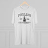 Pineland University Dark Logo Triblend Athletic Shirt T-Shirt Printify 