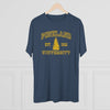 Pineland University Triblend Athletic Shirt T-Shirt Printify 