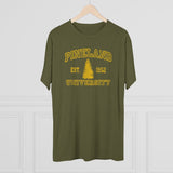 Pineland University Triblend Athletic Shirt T-Shirt Printify 