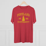 Pineland University Triblend Athletic Shirt T-Shirt Printify 