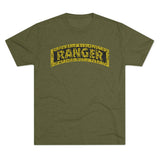 Ranger Creed Ranger Tab Triblend Athletic Shirt T-Shirt Printify Tri-Blend Military Green S 