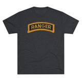 Ranger Tab Triblend Athletic Shirt T-Shirt Printify Tri-Blend Vintage Black S 