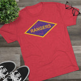 Rangers Diamond Triblend Athletic Shirt T-Shirt Printify 