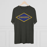 Rangers Diamond Triblend Athletic Shirt T-Shirt Printify 