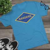 Rangers Diamond Triblend Athletic Shirt T-Shirt Printify 