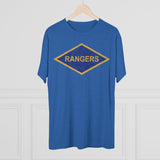 Rangers Diamond Triblend Athletic Shirt T-Shirt Printify 