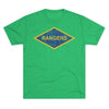 Rangers Diamond Triblend Athletic Shirt T-Shirt Printify Tri-Blend Envy S 
