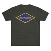 Rangers Diamond Triblend Athletic Shirt T-Shirt Printify Tri-Blend Macchiato S 