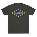 Rangers Diamond Triblend Athletic Shirt T-Shirt Printify Tri-Blend Macchiato S 
