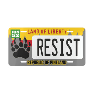 Republic of Pineland - Vanity Plate Accessories Printify 12" × 6" 