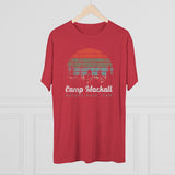 Retro Camp Mackall Nature Walk Team Triblend Athletic Shirt T-Shirt Printify 