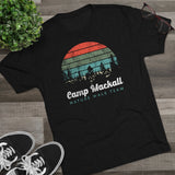 Retro Camp Mackall Nature Walk Team Triblend Athletic Shirt T-Shirt Printify 