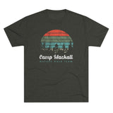 Retro Camp Mackall Nature Walk Team Triblend Athletic Shirt T-Shirt Printify Tri-Blend Macchiato M 