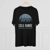 Retro Cole Range Adventure Campground Triblend Athletic Shirt T-Shirt Printify 