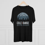 Retro Cole Range Adventure Campground Triblend Athletic Shirt T-Shirt Printify 