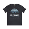 Retro Cole Range Athletic Fit Short Sleeve Tee T-Shirt Printify L Dark Grey 