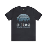Retro Cole Range Athletic Fit Short Sleeve Tee T-Shirt Printify L Dark Grey 