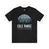 Retro Cole Range Athletic Fit Short Sleeve Tee T-Shirt Printify M Black 