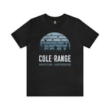 Retro Cole Range Athletic Fit Short Sleeve Tee T-Shirt Printify M Black 