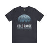 Retro Cole Range Athletic Fit Short Sleeve Tee T-Shirt Printify M Heather Navy 