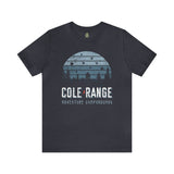 Retro Cole Range Athletic Fit Short Sleeve Tee T-Shirt Printify M Heather Navy 