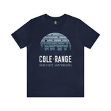 Retro Cole Range Athletic Fit Short Sleeve Tee T-Shirt Printify M Navy 
