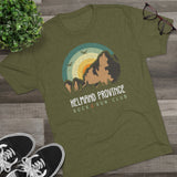 Retro Helmand Province Ruck & Run Club Triblend Athletic Shirt T-Shirt Printify 