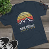 Retro Kunar Province Hiking Club Triblend Athletic Shirt T-Shirt Printify 