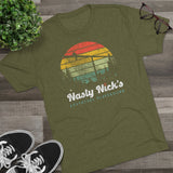 Retro Nasty Nick's Adventure Playground Triblend Athletic Shirt T-Shirt Printify 