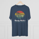 Retro Nasty Nick's Adventure Playground Triblend Athletic Shirt T-Shirt Printify 