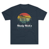 Retro Nasty Nick's Adventure Playground Triblend Athletic Shirt T-Shirt Printify Tri-Blend Vintage Navy M 