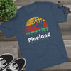 Retro Pineland Resistance Forces Triblend Athletic Shirt T-Shirt Printify 