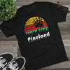 Retro Pineland Resistance Forces Triblend Athletic Shirt T-Shirt Printify 