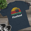 Retro Pineland Resistance Forces Triblend Athletic Shirt T-Shirt Printify 