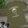 Retro US Paratroops Fort Bragg Triblend Athletic Shirt T-Shirt Printify 