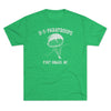 Retro US Paratroops Fort Bragg Triblend Athletic Shirt T-Shirt Printify Tri-Blend Envy M 