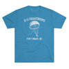Retro US Paratroops Fort Bragg Triblend Athletic Shirt T-Shirt Printify Tri-Blend Vintage Turquoise M 