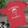 Retro US Paratroops Fort Liberty Triblend Athletic Shirt T-Shirt Printify 