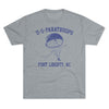 Retro US Paratroops Fort Liberty Triblend Athletic Shirt T-Shirt Printify Tri-Blend Premium Heather S 