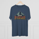 Retro Yonah Mountain Knot Typing and Hiking Team Triblend Athletic Shirt T-Shirt Printify 