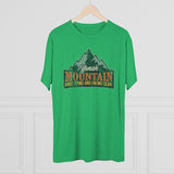 Retro Yonah Mountain Knot Typing and Hiking Team Triblend Athletic Shirt T-Shirt Printify 