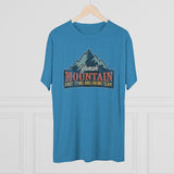 Retro Yonah Mountain Knot Typing and Hiking Team Triblend Athletic Shirt T-Shirt Printify 