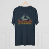 Retro Yonah Mountain Knot Typing and Hiking Team Triblend Athletic Shirt T-Shirt Printify 