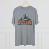 Retro Yonah Mountain Knot Typing and Hiking Team Triblend Athletic Shirt T-Shirt Printify 