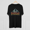 Retro Yonah Mountain Knot Typing and Hiking Team Triblend Athletic Shirt T-Shirt Printify 