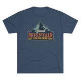 Retro Yonah Mountain Knot Typing and Hiking Team Triblend Athletic Shirt T-Shirt Printify 