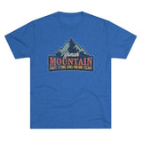 Retro Yonah Mountain Knot Typing and Hiking Team Triblend Athletic Shirt T-Shirt Printify 