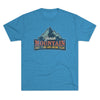 Retro Yonah Mountain Knot Typing and Hiking Team Triblend Athletic Shirt T-Shirt Printify Tri-Blend Vintage Turquoise M 